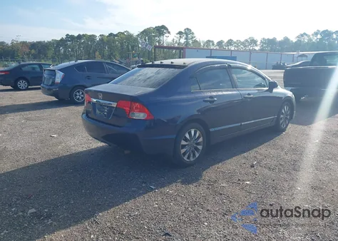 2009 Honda Civic Ex z USA, uszkodzony, nr VIN 1HGFA16889L026093